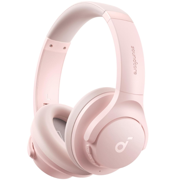 Soundcore by Anker Q20i Hybrid Active Noise Cancelling Headphones, Wireless Over-Ear Bluetooth, 40H Long ANC Playtime, Hi-Res Audio, Big Bass, Customize via an App, Transparency Mode