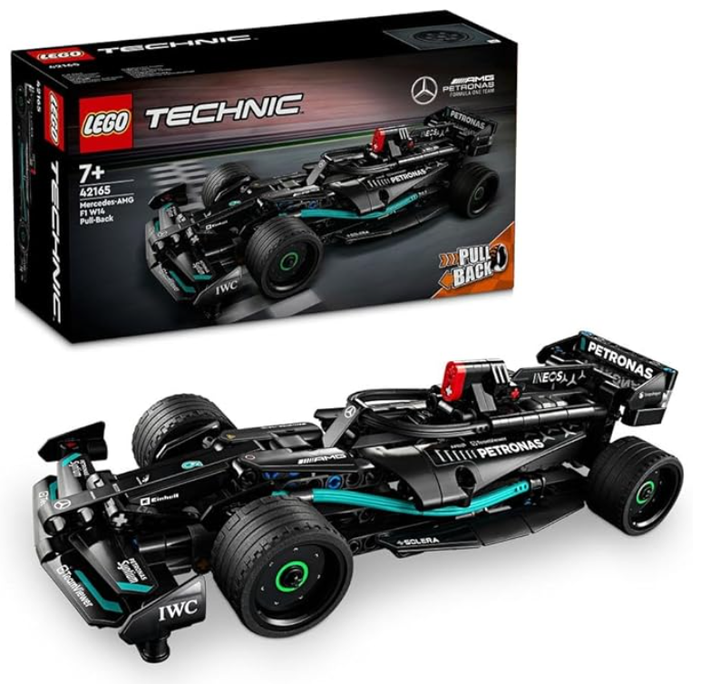LEGO Technic Mercedes-AMG F1 W14 Pull-Back Race Car Toy (42165)