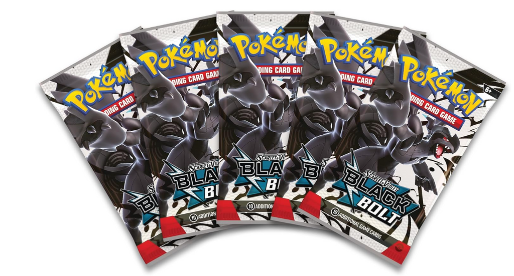 Pokémon TCG: Scarlet & Violet—Black Bolt Binder Collection (Zekrom Binder & 5 Booster Packs)