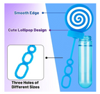 एमर्टीयर मिनी बबल वैंड्स - 24 का पैक, लॉलीपॉप डिज़ाइन, बच्चों के लिए पार्टी उपहार
