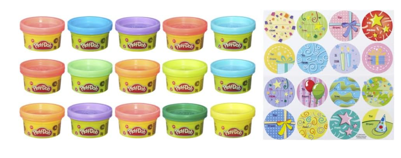 Play-Doh Party Bag – 15 Mini Cans, Art & Craft Toys for Kids 2+