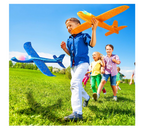 2 एलईडी फोम हवाई जहाज खिलौनों का पैक, 17.5 इंच 