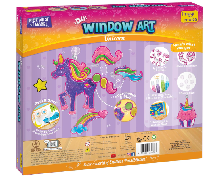 Imagimake Unicorn Window Art Kit