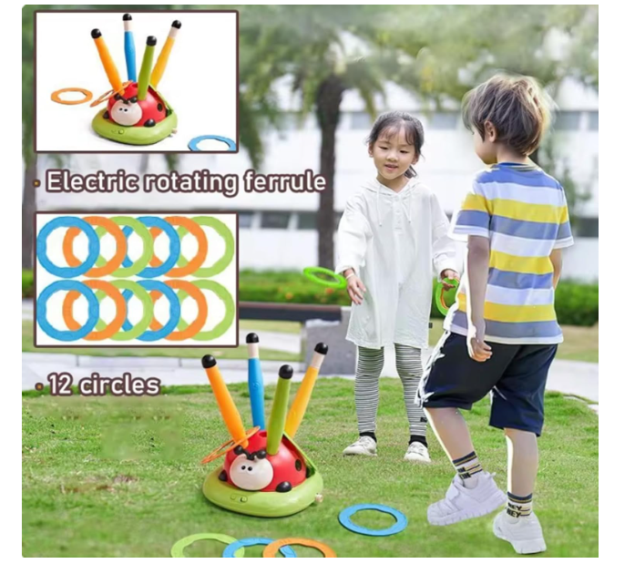 ब्यूटी 3-इन-1 म्यूजिकल जंप और रॉकेट खिलौना