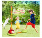 ब्यूटी 3-इन-1 म्यूजिकल जंप और रॉकेट खिलौना