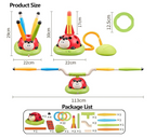 ब्यूटी 3-इन-1 म्यूजिकल जंप और रॉकेट खिलौना