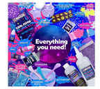 Creoos Galaxy Glow-in-the-Dark Slime Kit – 31-Piece DIY Slime Craft Set for Kids
