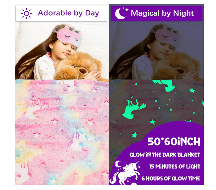 4 से 10 वर्ष की लड़कियों के लिए ब्यूटी कलरफुल यूनिकॉर्न गिफ्ट बॉक्स सेट