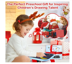 Mumoo Bear Erasable Doodle Book – Portable Drawing Pad for Kids (Blue)