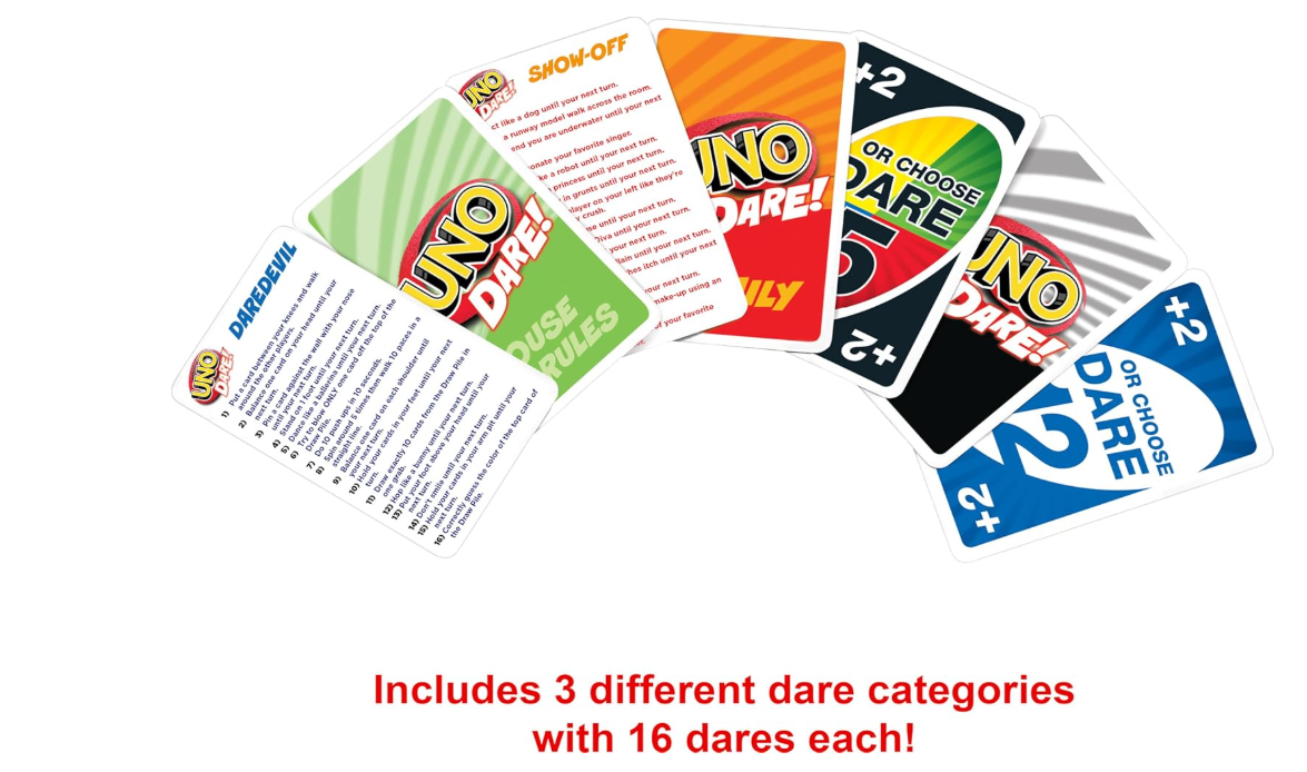Mattel Games UNO Dare Card Game
