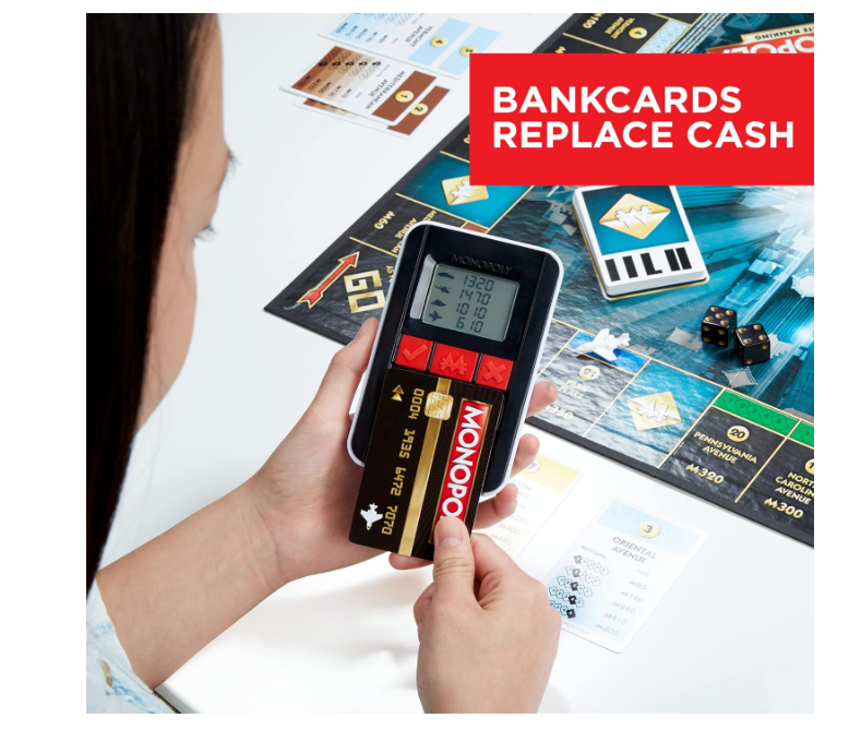 Monopoly Ultimate Banking Board Game, Multicolor, original version