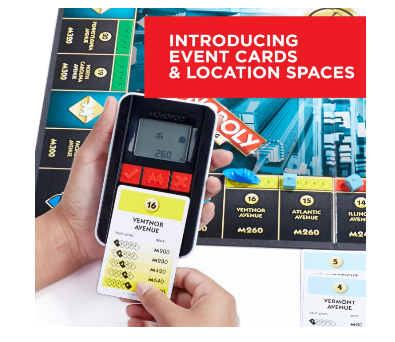 Monopoly Ultimate Banking Board Game, Multicolor, original version