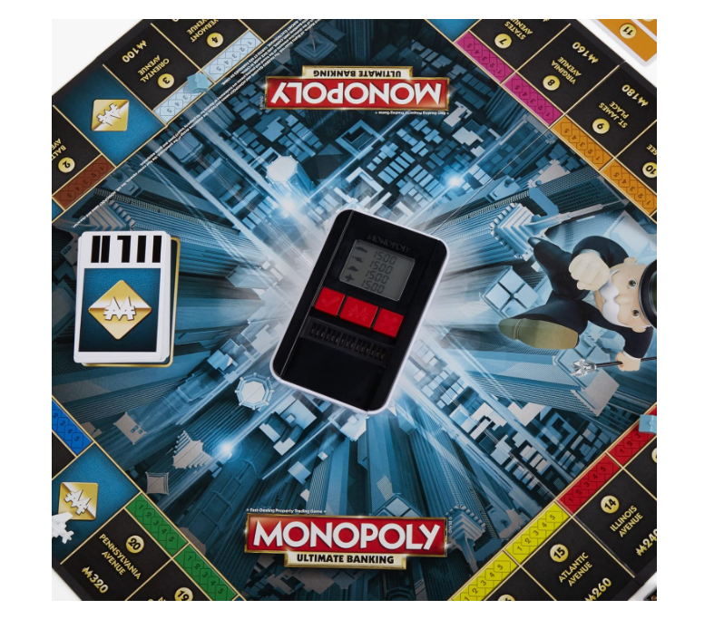 Monopoly Ultimate Banking Board Game, Multicolor, original version