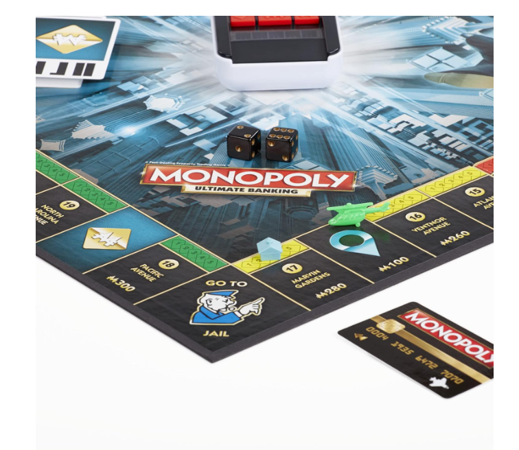 Monopoly Ultimate Banking Board Game, Multicolor, original version