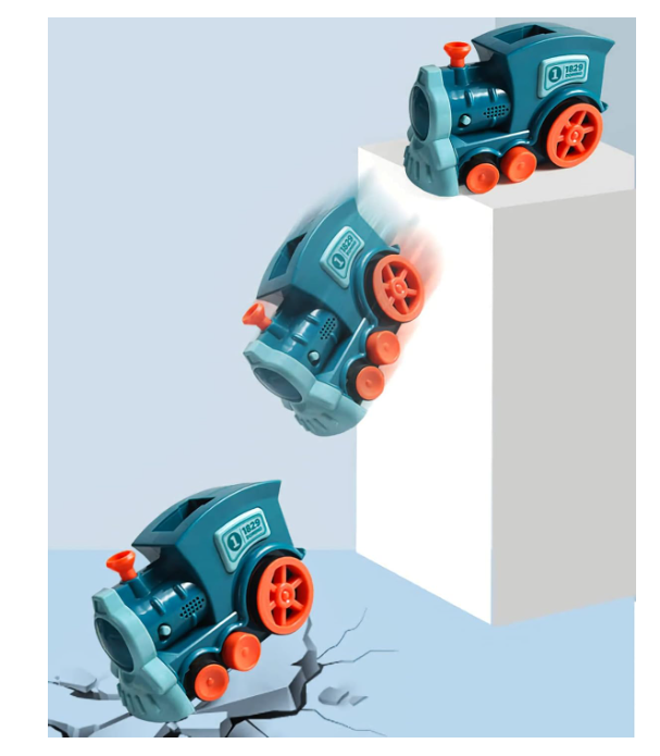 NC Kid’s 60-Piece Domino Train Blocks for Kids 3–8