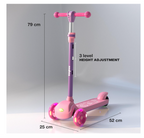 बेबी ब्लेज़ स्टॉर्म स्केट स्कूटर बच्चों के लिए | 3 पहियों वाला स्कूटर, ऊंचाई में 4 बार एडजस्ट होने वाला हैंडल | एलईडी पीयू व्हील्स और रियर ब्रेक के साथ | 3 से 8 साल के बच्चों (लड़के और लड़कियां) के लिए रनर स्कूटर