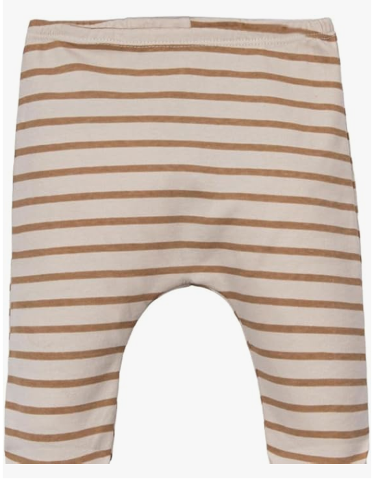 Unisex Baby Deer Print and Stripes Pant Set Pants Set (pack of 3)