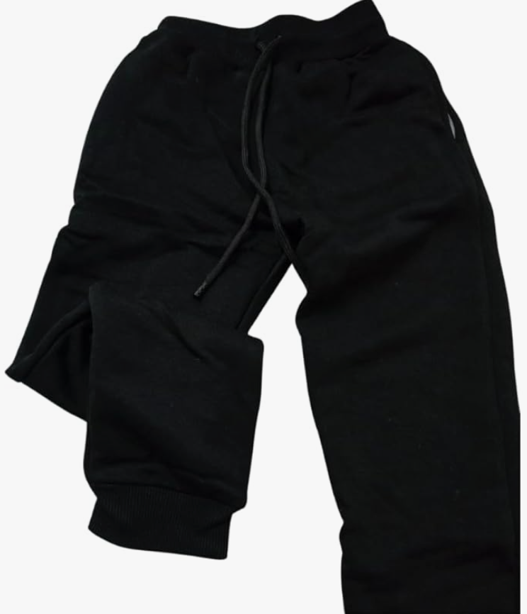 بنطال رياضي مدرسي للأولاد، بخصر مطاطي برباط، ملابس رياضية كاجوال