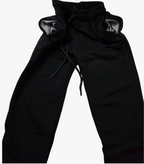 بنطال رياضي مدرسي للأولاد، بخصر مطاطي برباط، ملابس رياضية كاجوال