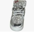 लड़कियों के लिए लाइट-अप हाई टॉप स्नीकर्स – ग्लिटर स्टार शूज़, बो और राइनस्टोन कैट इयर्स के साथ