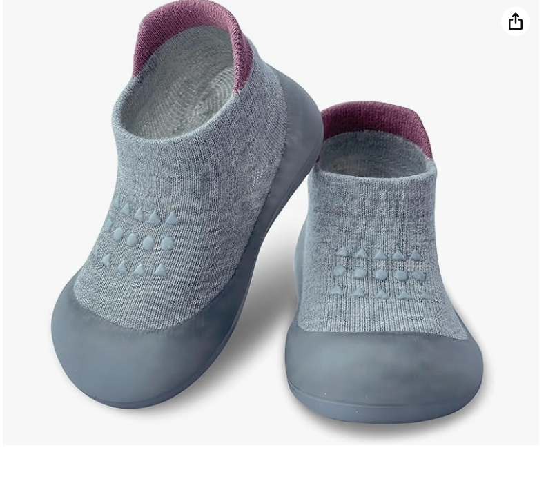 बेबी सॉक शूज़, लड़कों और लड़कियों के लिए पहले चलने वाले जूते, नॉन-स्लिप स्लिपर, सॉफ्ट सोल स्नीकर्स, टॉडलर, शिशु और बच्ची के लिए।