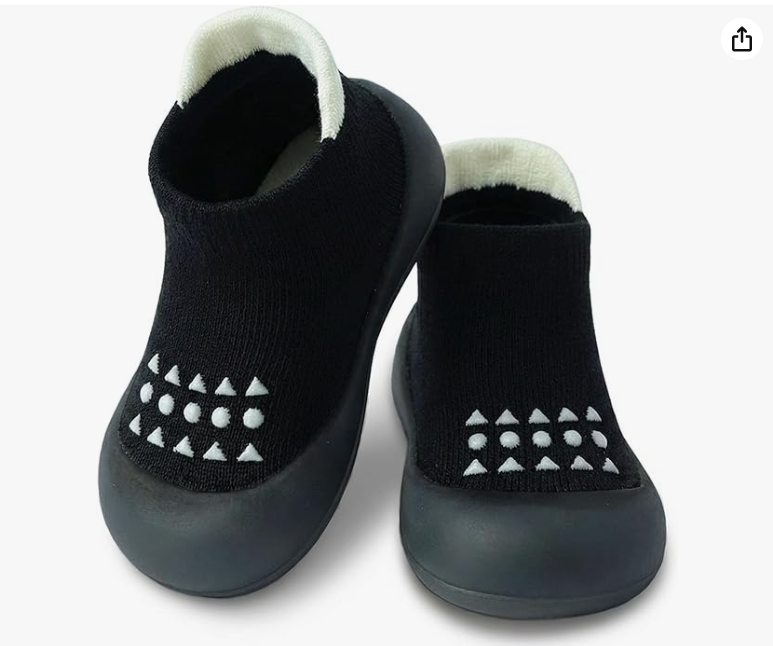 बेबी सॉक शूज़, लड़कों और लड़कियों के लिए पहले चलने वाले जूते, नॉन-स्लिप स्लिपर, सॉफ्ट सोल स्नीकर्स, टॉडलर, शिशु और बच्ची के लिए।