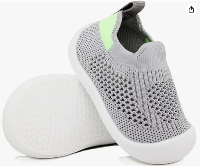 ZONEY Baby Shoes Toddler First Walking Shoes Infant Sneakers Breathable Knitted Mesh Boy & Girls Shoes