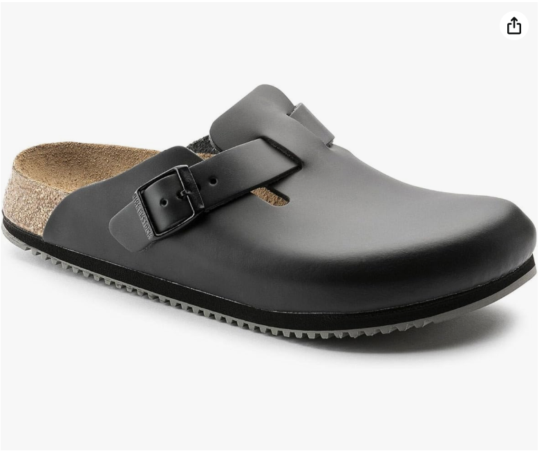 Birkenstock Gizeh Sandals, Black (Patent Black ), 40 EU