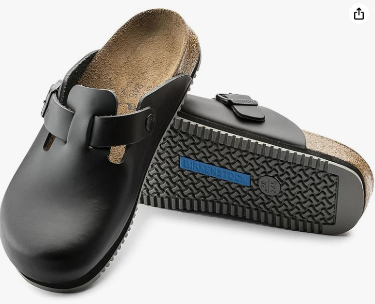 Birkenstock Gizeh Sandals, Black (Patent Black ), 40 EU