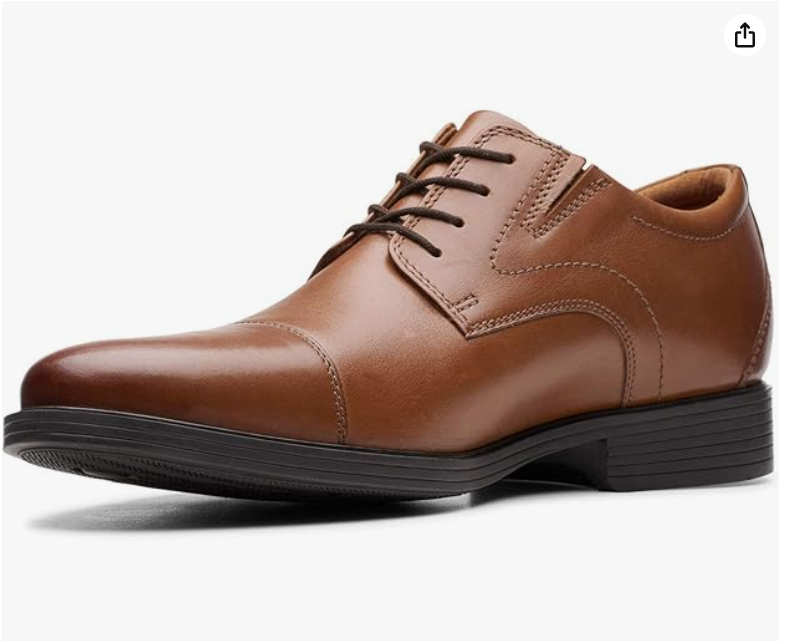 Clarks Whiddon Cap Mens Oxford