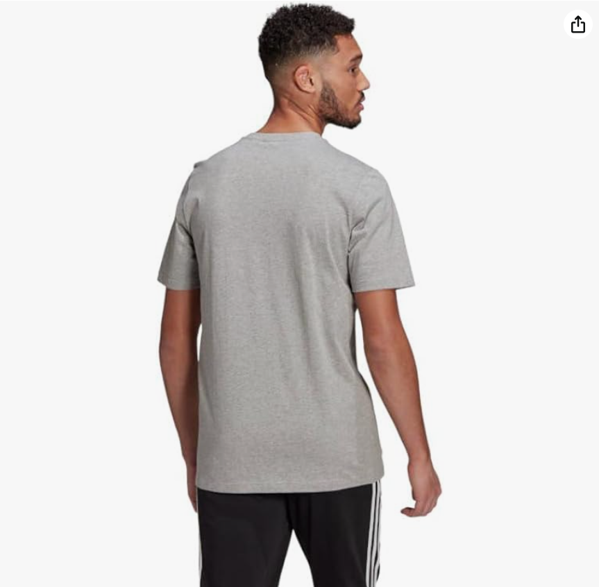 adidas Men's Essentials Embroidered Small Logo T-Shirt