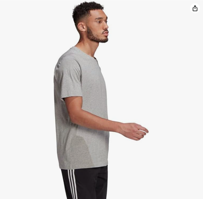 adidas Men's Essentials Embroidered Small Logo T-Shirt