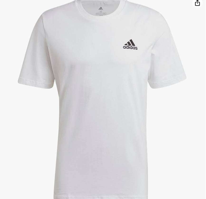 adidas Men's Essentials Embroidered Small Logo T-Shirt