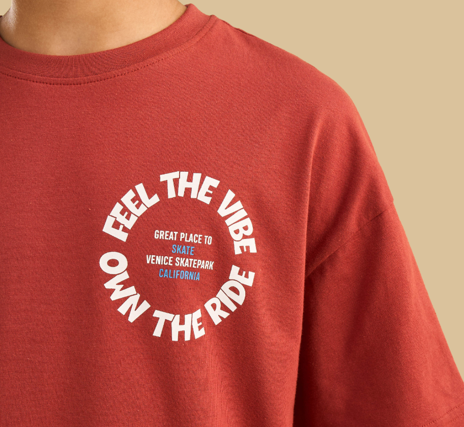 Typographic Print Cotton T-shirt (max)