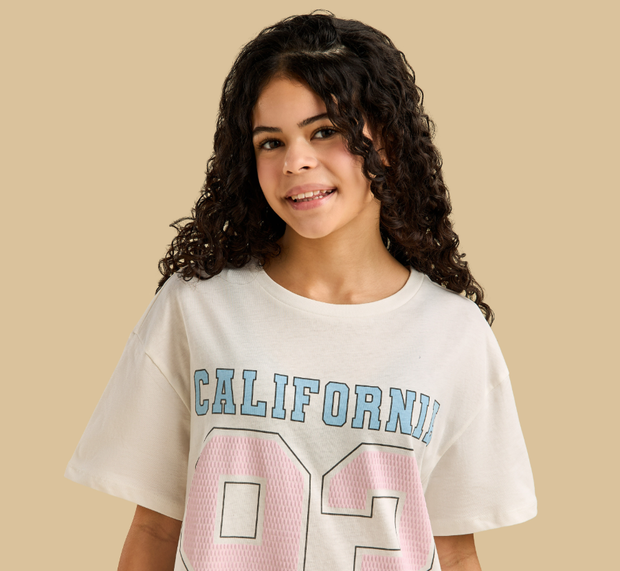 California Print Oversized Cotton T-shirt (max)