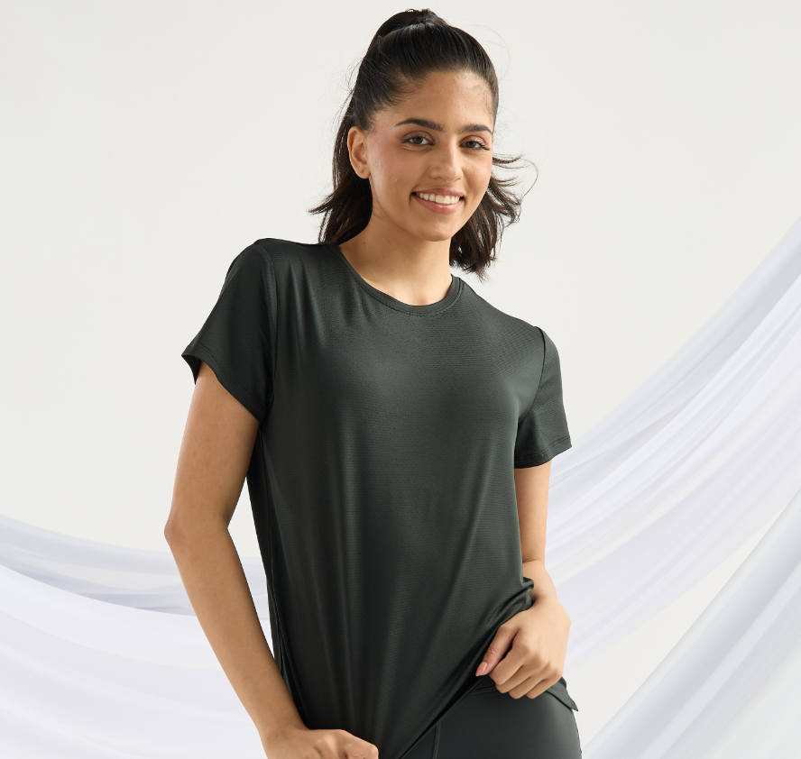 Regular Fit Textured T-shirt (max)