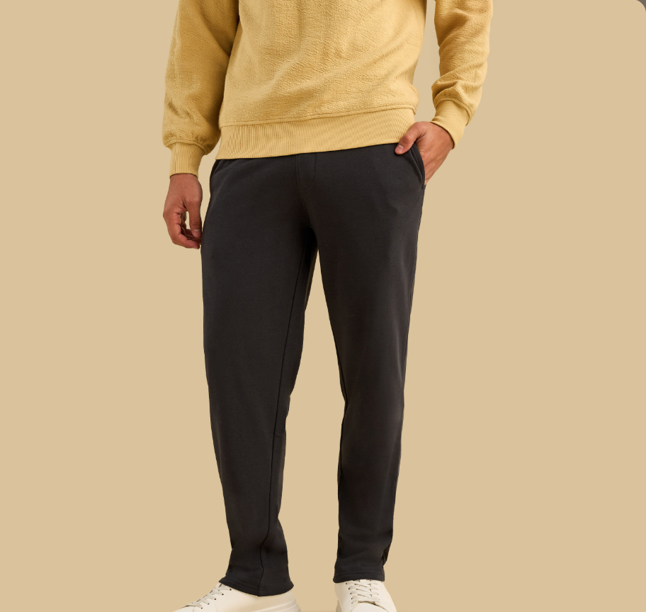 Regular Fit Drawstring Waist Pants (max)