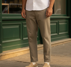 بنطلون قطني أفضل بقصة عادية (كحد أقصى)