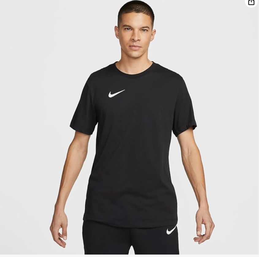 Nike Mens Dri Fit Park 20 Short Sleeve Hbr T-Shirt (pack of 1)