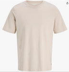 تيشيرت رجالي من جاك آند جونز، عضوي، أساسي، برقبة دائرية (عبوة من قطعة واحدة)