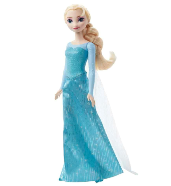 डिज़्नी फ्रोजन टॉयज़, एल्सा फैशन डॉल, सिग्नेचर कपड़ों और एक्सेसरीज़ से प्रेरित, बच्चों के लिए उपहार, HLW47 