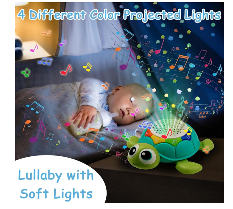 AM ANNA Musical Turtle Toy for Baby, Music Crawling Toys for Babies 6-12 Months,Baby Toy 6 to 12 Months Musical Learning Toys for Infants Boys Girls with Lights Gifts Visit the AM ANNA Store