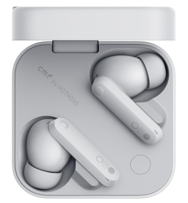 CMF by Nothing Buds Pro 2 Wirelesss earphones with HiFi sound, 50 dB Smart Active Noise Cancellation, 6 HD mics and Spatial Audio, 2025 - Dark Grey